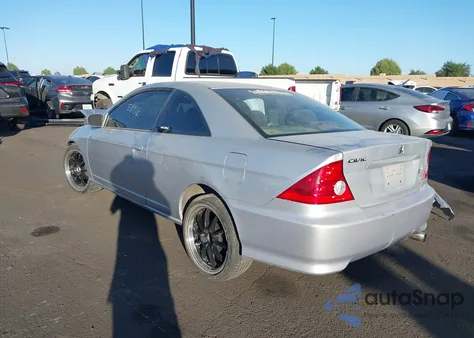 2005 Honda Civic Lx z USA, uszkodzony, nr VIN 1HGEM22555L021657